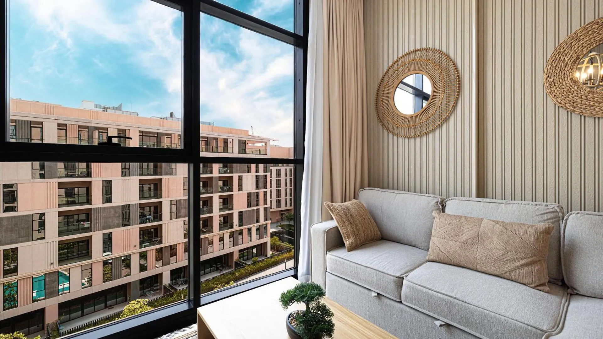 1Br Private Poolview Apartment - Poolside Paradise Sharjah