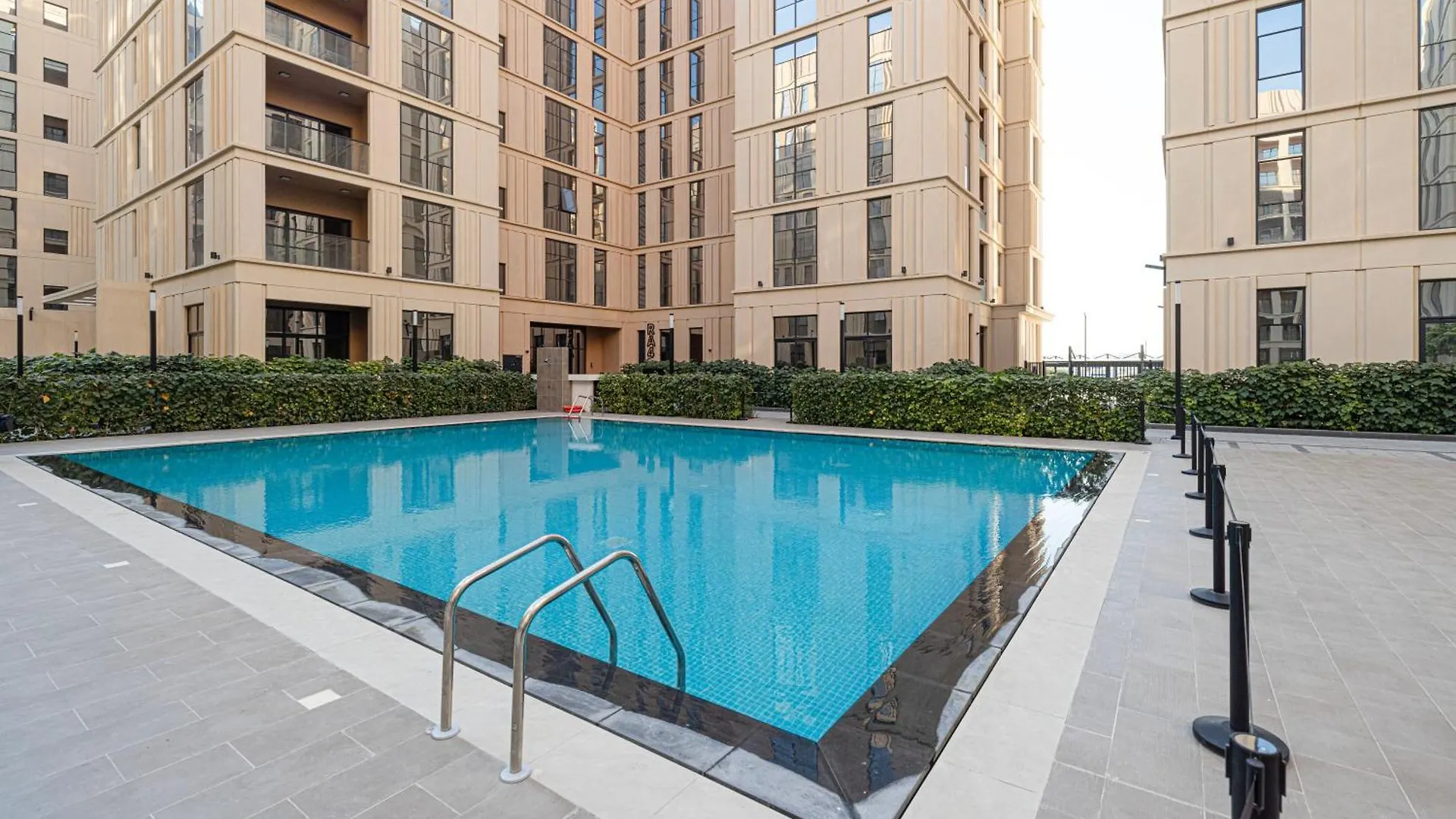 1Br Private Poolview Apartment - Poolside Paradise Sharjah